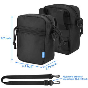 Xxerciz case side pocket keeps SD cards and data cables within easy reach.