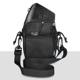Xxerciz durable nylon travel bag shields gear in outdoor settings.