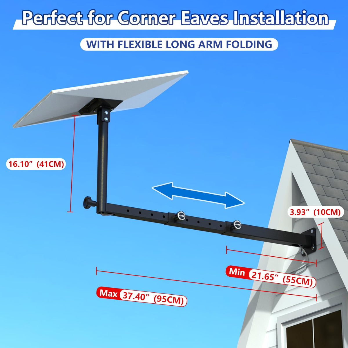 XXSSTUDIO extension-type-starlink-gen3-mount extended-arm enables wider field of view.