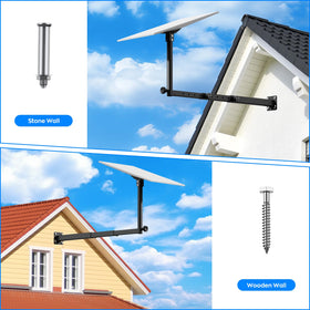XXSSTUDIO extension-type-starlink-gen3-mount hidden antenna design protects the dish.