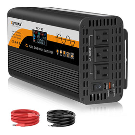 XXU YUAN 1500W pure sine inverter front view powering devices safely