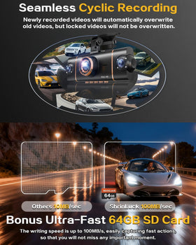 XYGCACO 24h parking mode provides around-the-clock protection