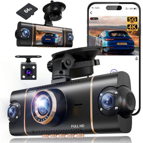XYGCACO dash cam front 4K view for crisp daytime footage