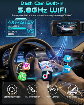 XYGCACO parking mode time-lapse screen showing extended surveillance benefit