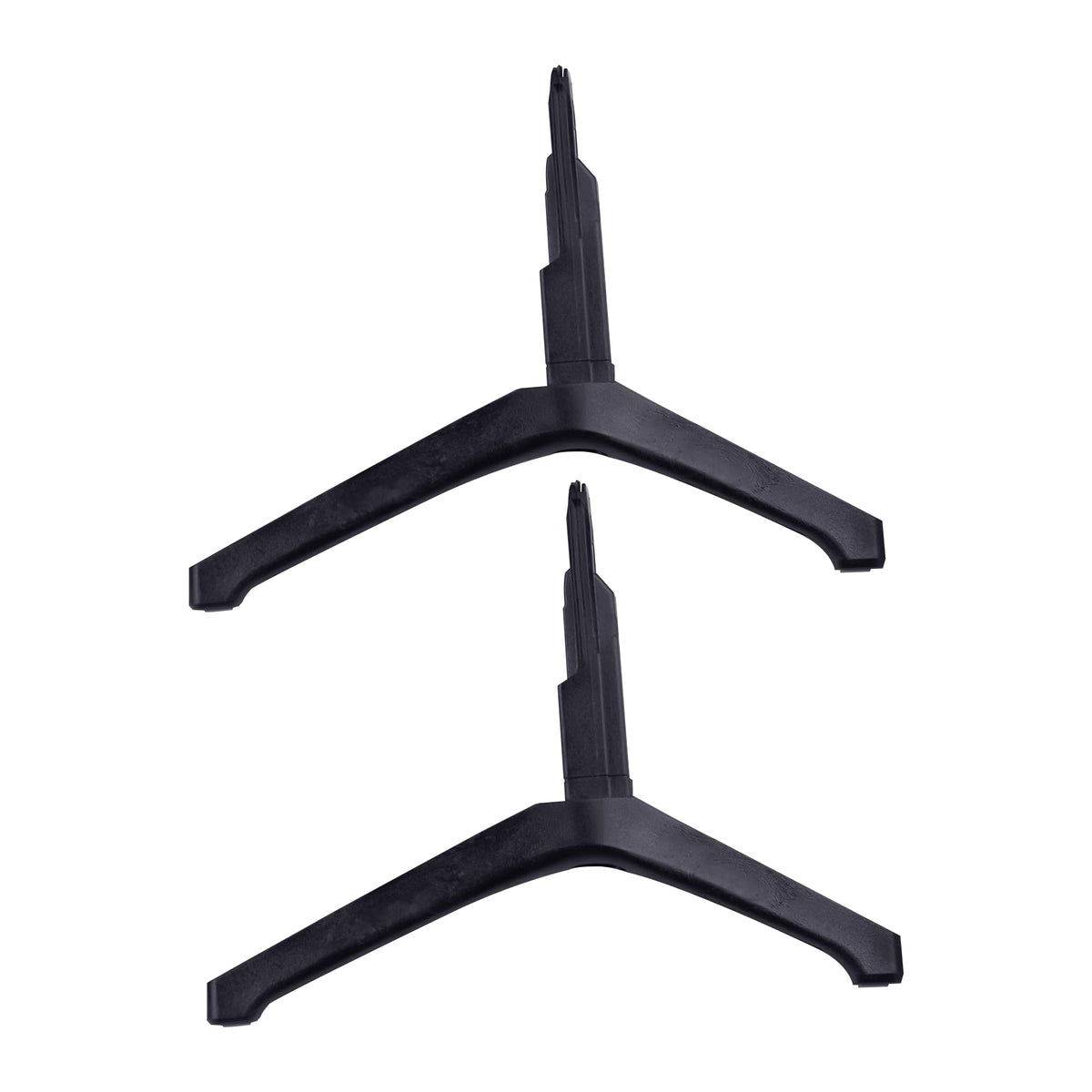Stable setup with XYgdhqpt TV stand legs on wood or glass surfaces
