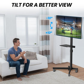 Xyndyx mounted TV in conference room demonstrating professional presentation flexibility