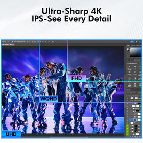 Xyrio IPS panel delivers vivid colors for design, video, and photo work.