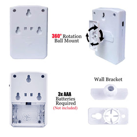 XYszpcgs PIR motion sensor speaker mounting screws for installation