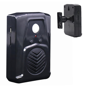 XYszpcgs PIR sound player front view, compact design for door greetings