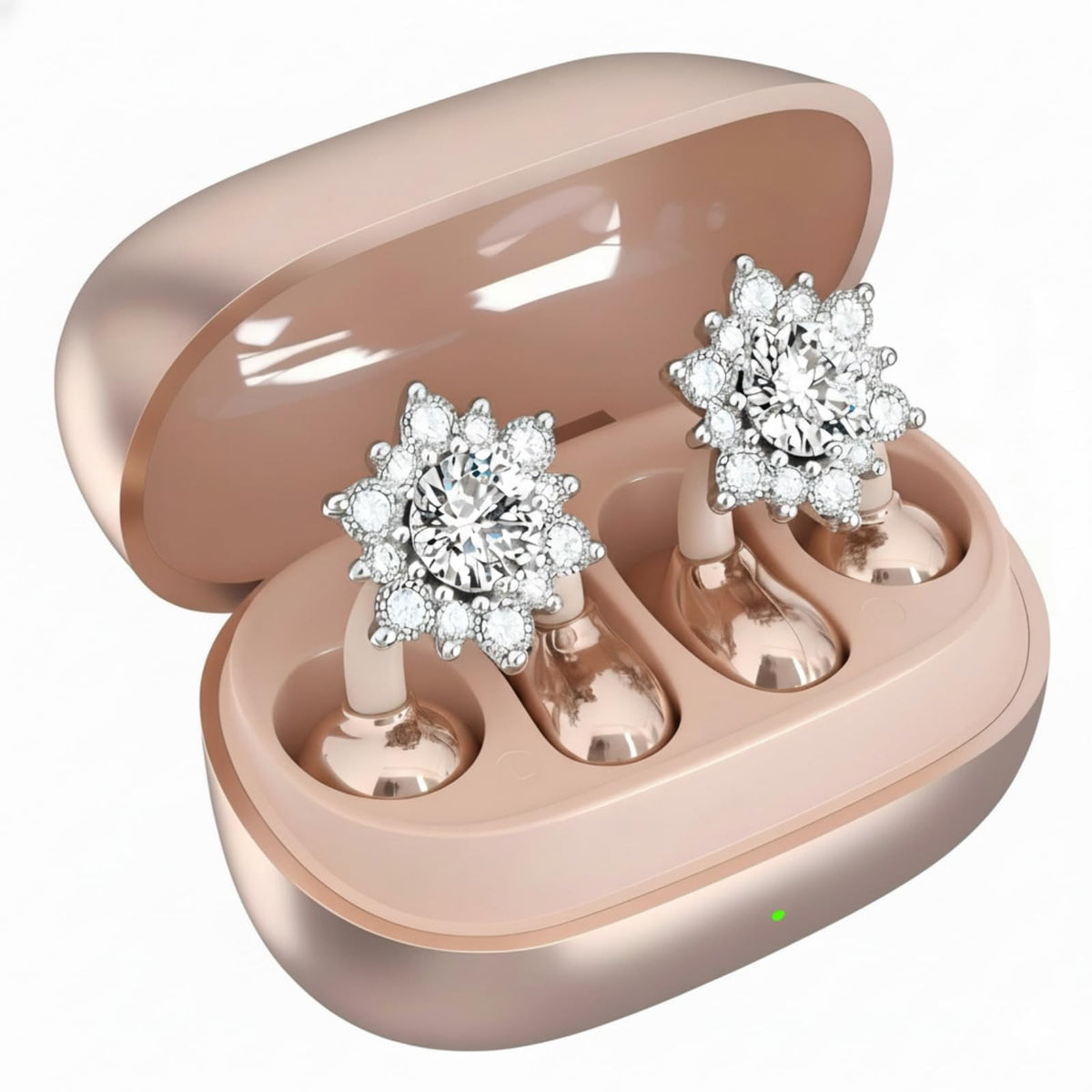 xzqioue front packaging showing pearl earbud and fashion benefit