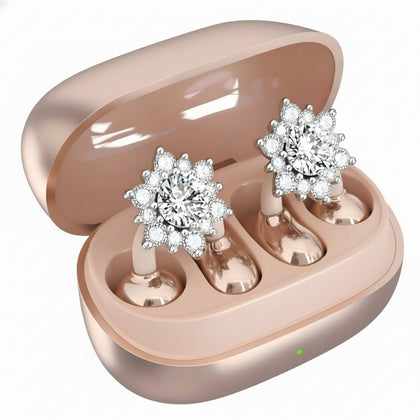 xzqioue front packaging showing pearl earbud and fashion benefit