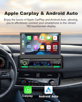 7 inch HD display showing crisp navigation and media.