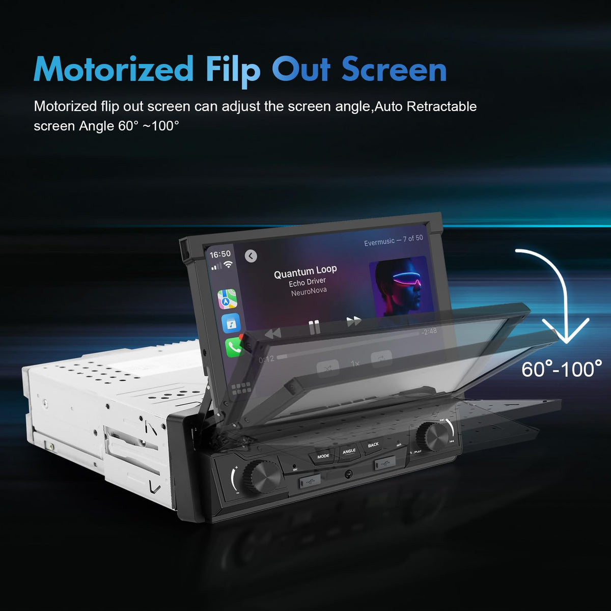 Y-METDRIVING wireless CarPlay and Android Auto keeps apps safely synced while driving.