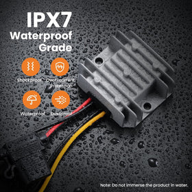 YABOANG buck converter suits auto, solar, and off-grid setups in harsh conditions.