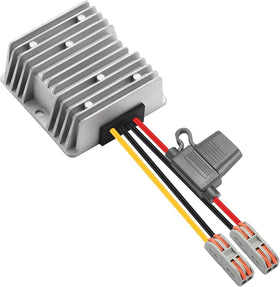 YABOANG DC-DC converter outputs 12V at 10A for automotive power.