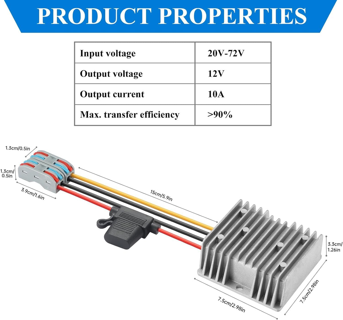 YABOANG converter suitable for automotive, marine, and industrial use.