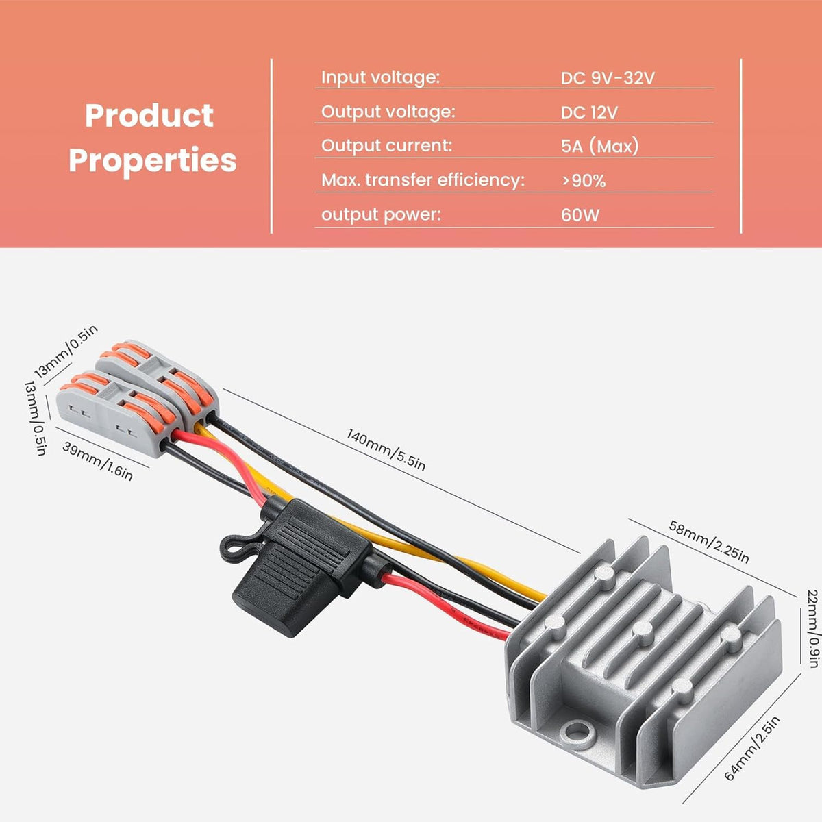YABOANG smart protection against overload and short circuits prevents damage.