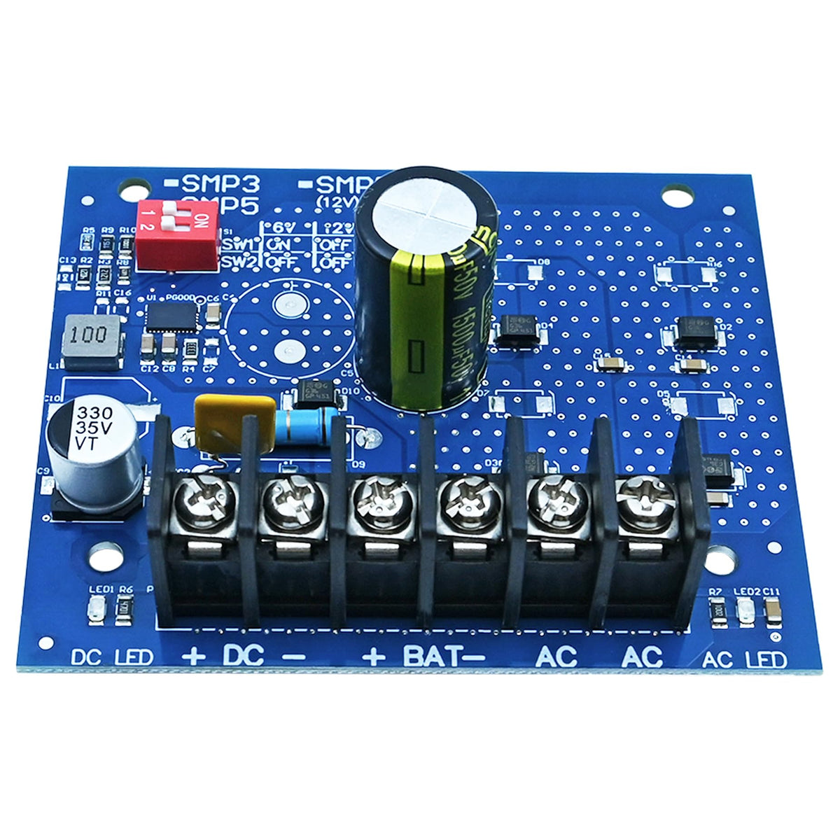YABUYALI SMP3 battery connection detail showing secure leads and reliable backup charging