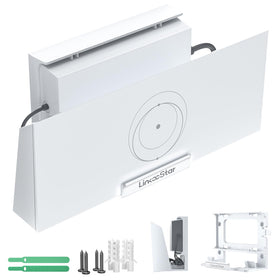 YaCeSyn Starlink Gen 3 mount with 2-in-1 wall holder keeps router and power supply organized