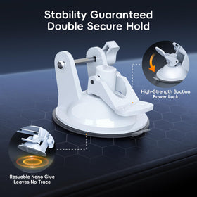 YaCeSyn Starlink Mini nano-adhesive mount demonstrates reusable, reliable grip.