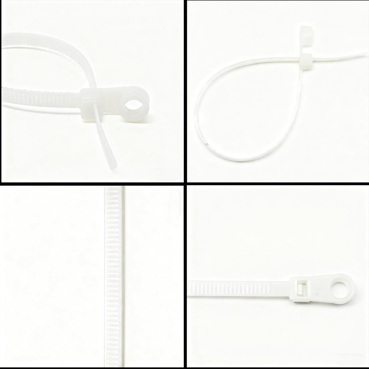 YaCowen 50 lb tensile strength nylon tie for durable securing.