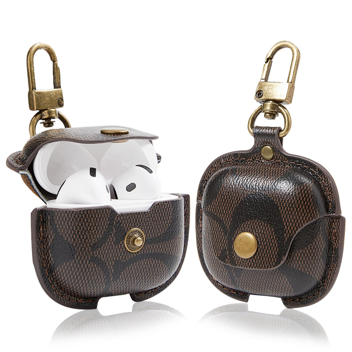Yadesba front view showing coffee cover protecting AirPods 4 case