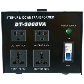 Compact YaeCCC 3000VA metal-case design fits home setups.