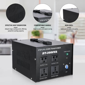YaeCCC 3000VA input/output ports enabling flexible voltage conversion.