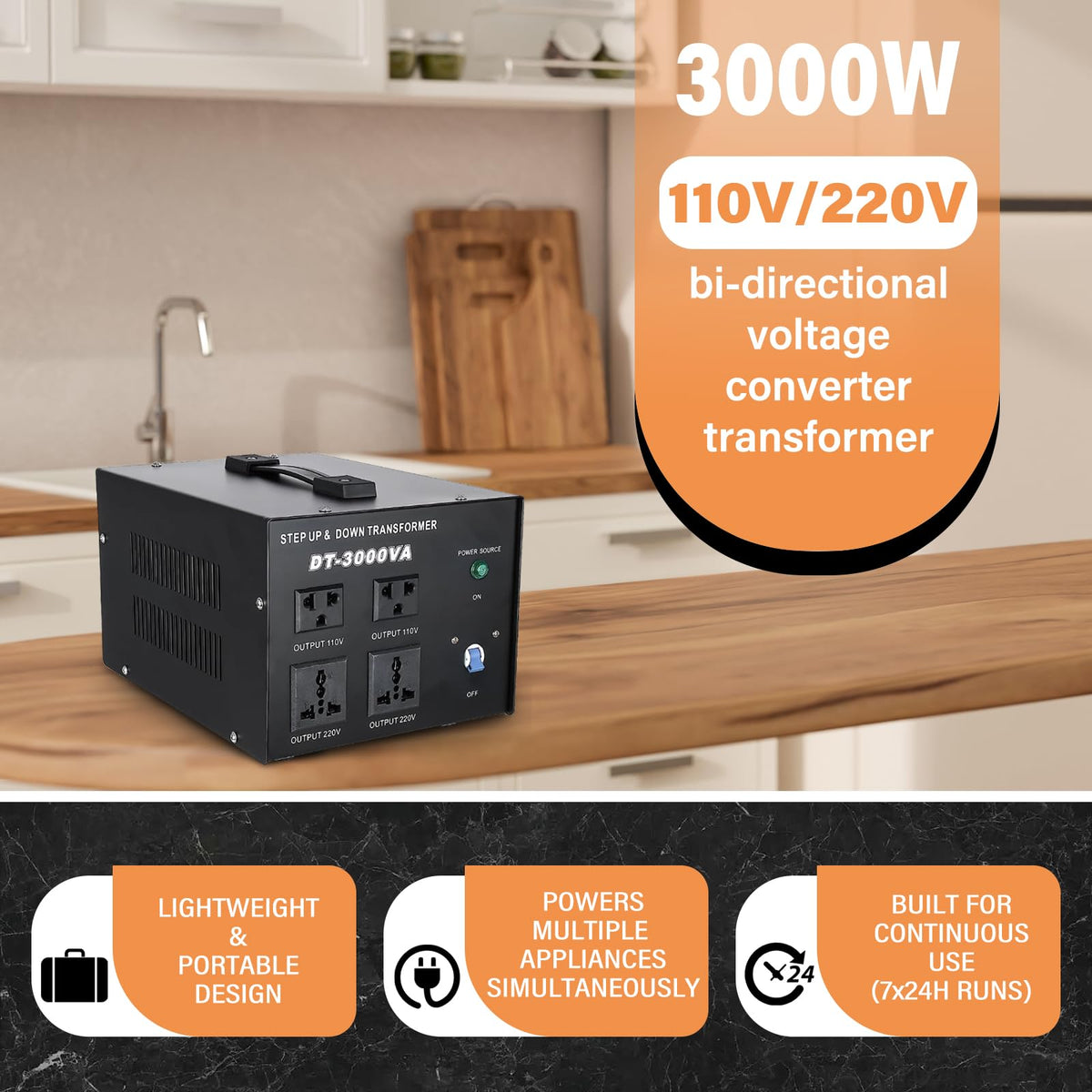 YaeCCC powers a water dispenser with stable voltage.