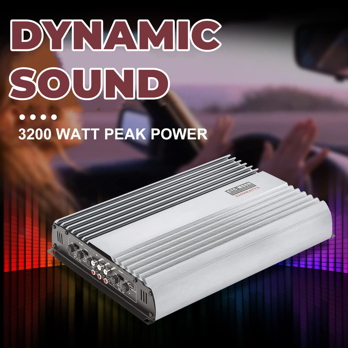 Yaeccc subwoofer-capable amp enabling deeper bass for richer audio.