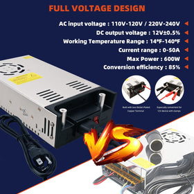 Yaheeda adjustment dial and red power switch showing easy control