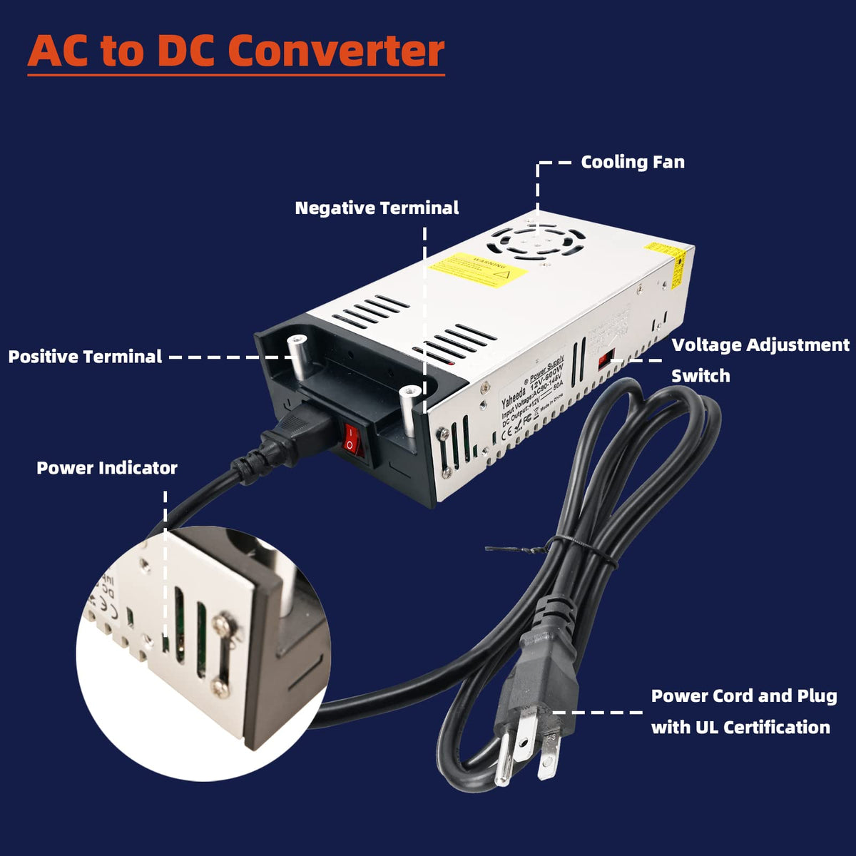 Yaheeda installed in an RV power bay showing reliable 12V supply