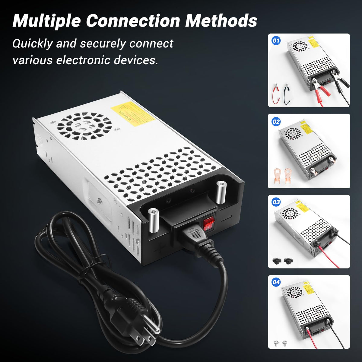 Yaheeda aluminum vented case for reliable cooling and low temperature rise