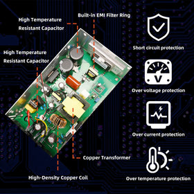 Yaheeda terminal and included clamps showing secure wiring benefit