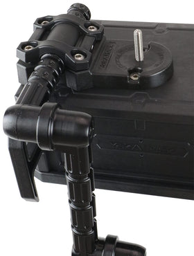 Compact 1.4 lb CellBlok leaves space for a 10Ah battery inside.