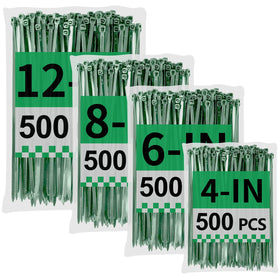 Yakobela front packaging showing green zip ties and pack count, clear storage benefit