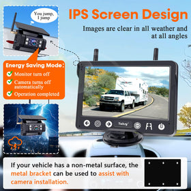 Yakry dual-channel display option for full rear and side coverage