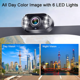 Yakry camera next to car key showing compact size and easy placement benefit