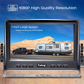 Yakry Y14 150-degree viewing angle reduces blind spots during lane changes