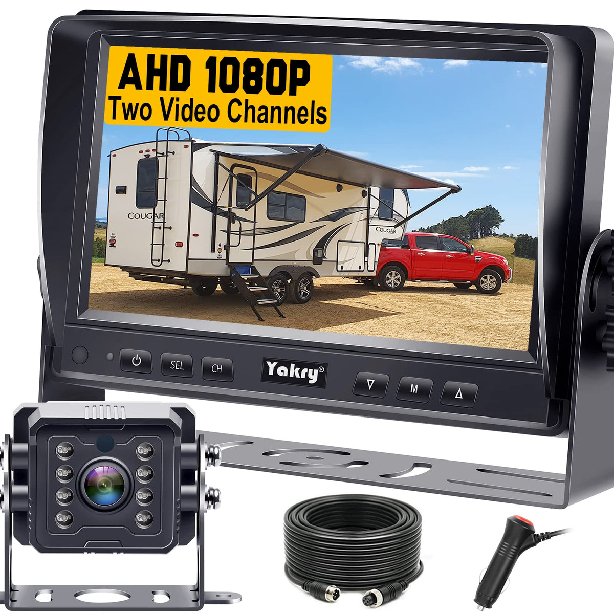 Yakry Y14 backup camera delivers a clear view for safer reversing