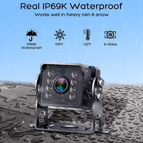 Yakry Y14 waterproof camera withstands rain and road grime