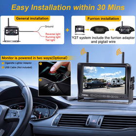 Yakry Y27-N 7-inch touch monitor for easy switching