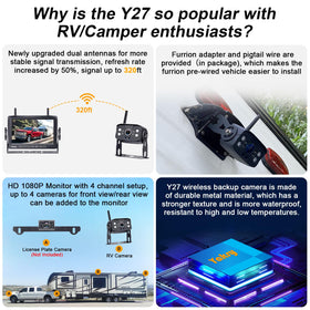 Yakry Y27-N dual-antenna system provides stable signal