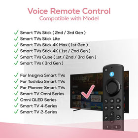 Yalanle remote back view highlighting ergonomic grip and button layout