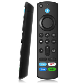 Yalanle replacement voice remote front view for easy navigation and quick access