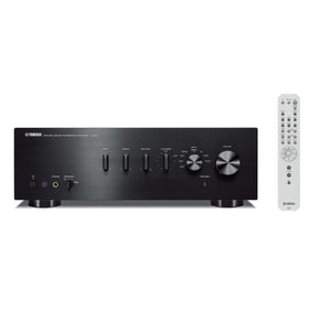 Yamaha A-S501BL in a living room setup delivering warm, natural stereo sound