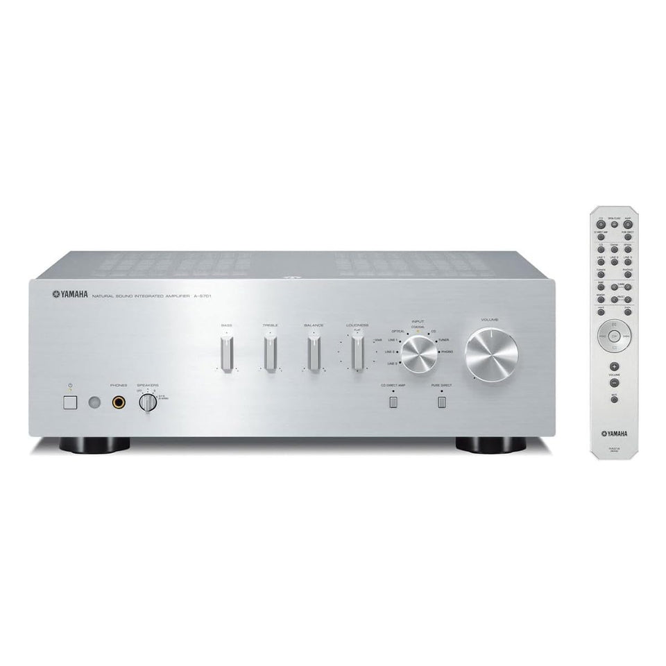 Yamaha A-S701SL front view highlighting natural sound and build