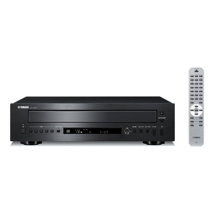 Yamaha CD-C603 with 5-disc tray open for easy disc swapping