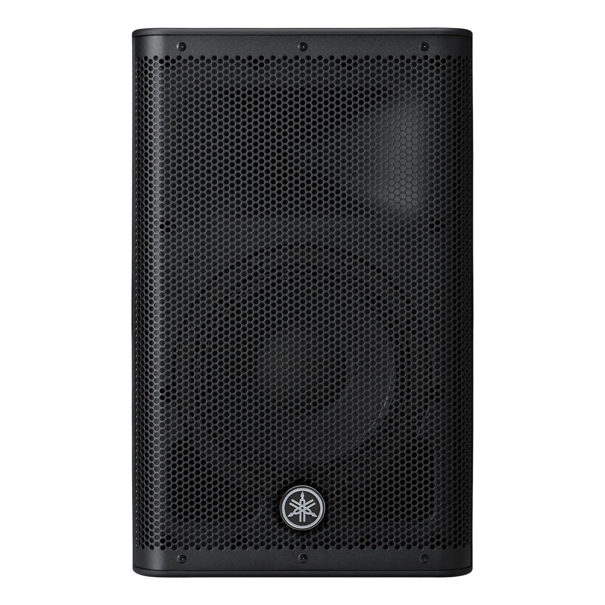 Yamaha DXR10MKII front view, compact powered speaker ideal for live performances
