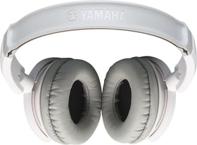 Yamaha HPH-100WH earcup close-up revealing padding and finish for comfortable long listening